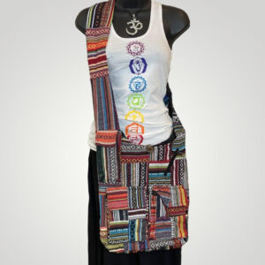 Multicolor Patchwork Cross-Body Bag